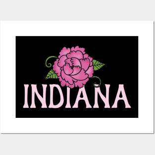 Indiana Peony Posters and Art